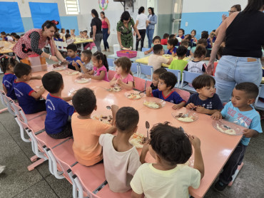 Foto 70: Semana da Criança tem cardápio especial e churrasco nas Escolas e Creches municipais de Quatá