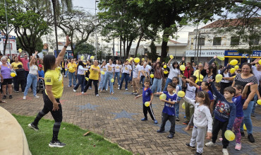 Foto 29: Setembro Amarelo: Secretaria de Saúde, por meio do CAPS I de Quatá, promove ação pela valorização da vida