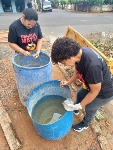 Foto 3: A luta contra a Dengue continua! Fique atento. Não deixe água parada.