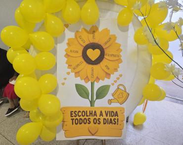 Foto 2: CAPS I inicia programação do Setembro Amarelo com ações de conscientização e valorização da vida