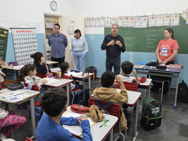 Foto 3: Volta às aulas marca início do segundo semestre nas Escolas Municipais de Quatá