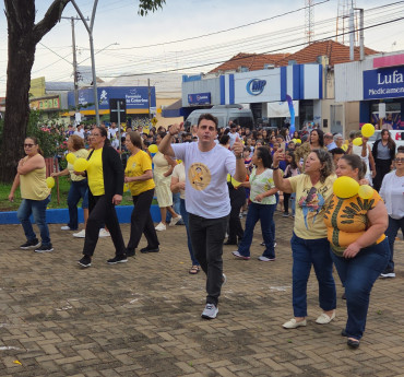 Foto 15: Setembro Amarelo: Secretaria de Saúde, por meio do CAPS I de Quatá, promove ação pela valorização da vida