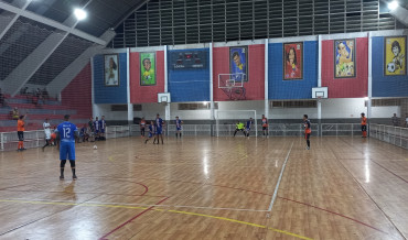 Foto 7: Cerimônia de abertura do Campeonato Municipal de Futsal Livre