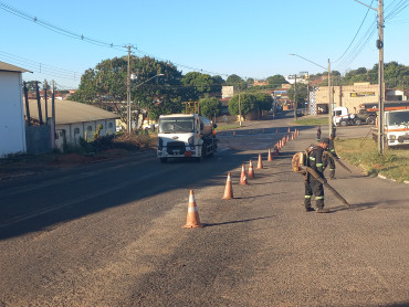 Foto 26: Prefeitura de Quatá inicia recape na cidade
