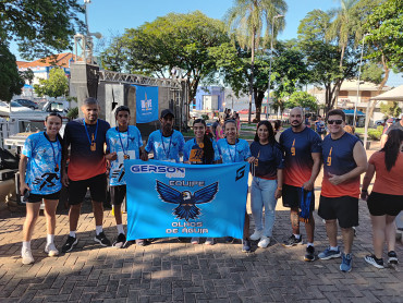 Foto 5: Treinão In9ve reúne participantes em atividade esportiva em Quatá